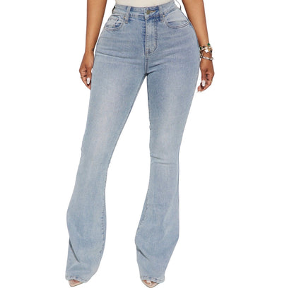 San Diego Sculpting Stretch Flare Jeans Light Wash