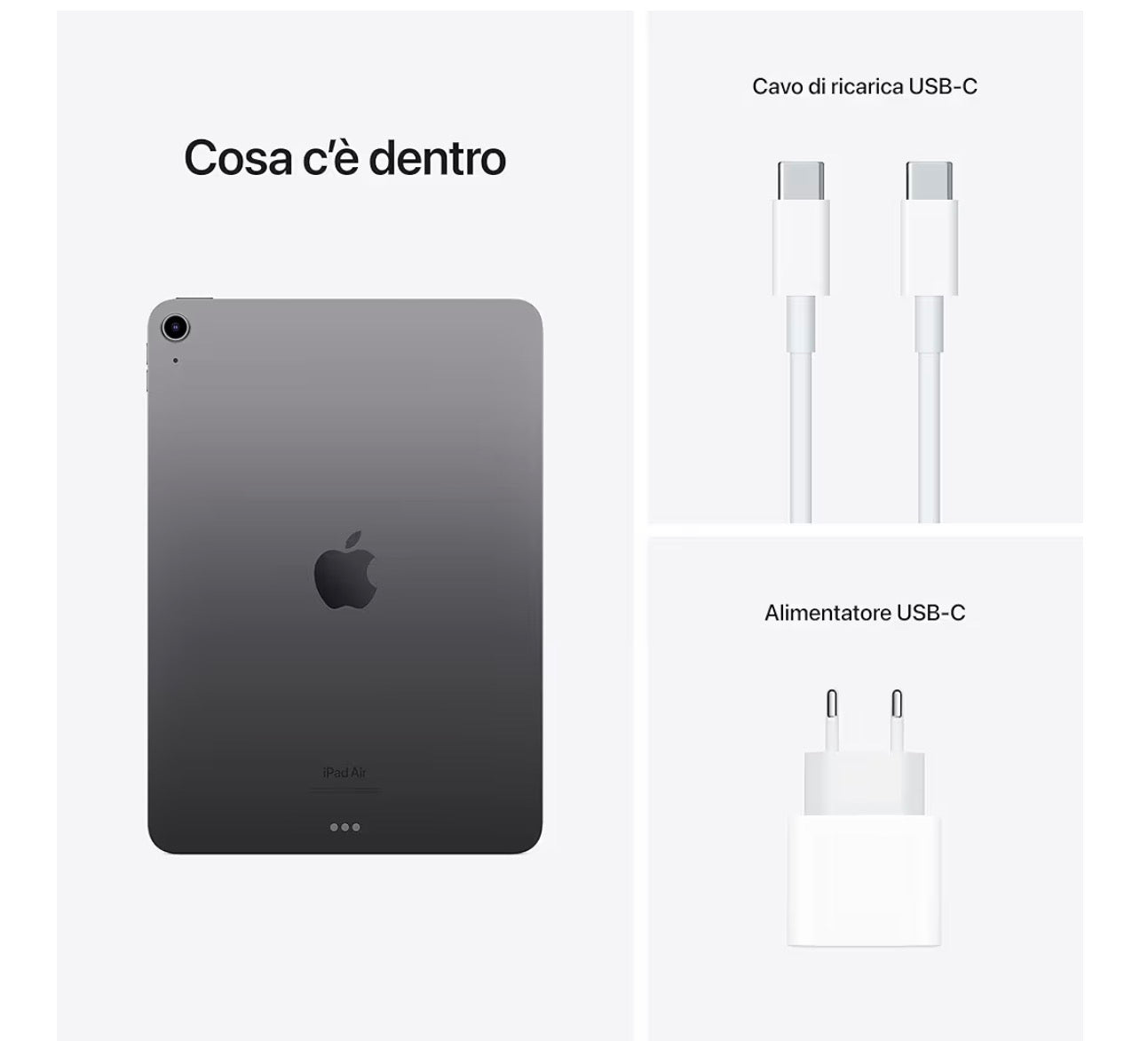 Apple iPad Air 5th Gen 10.9-inch 256GB Wi-Fi Cellular Space Grey Renewed