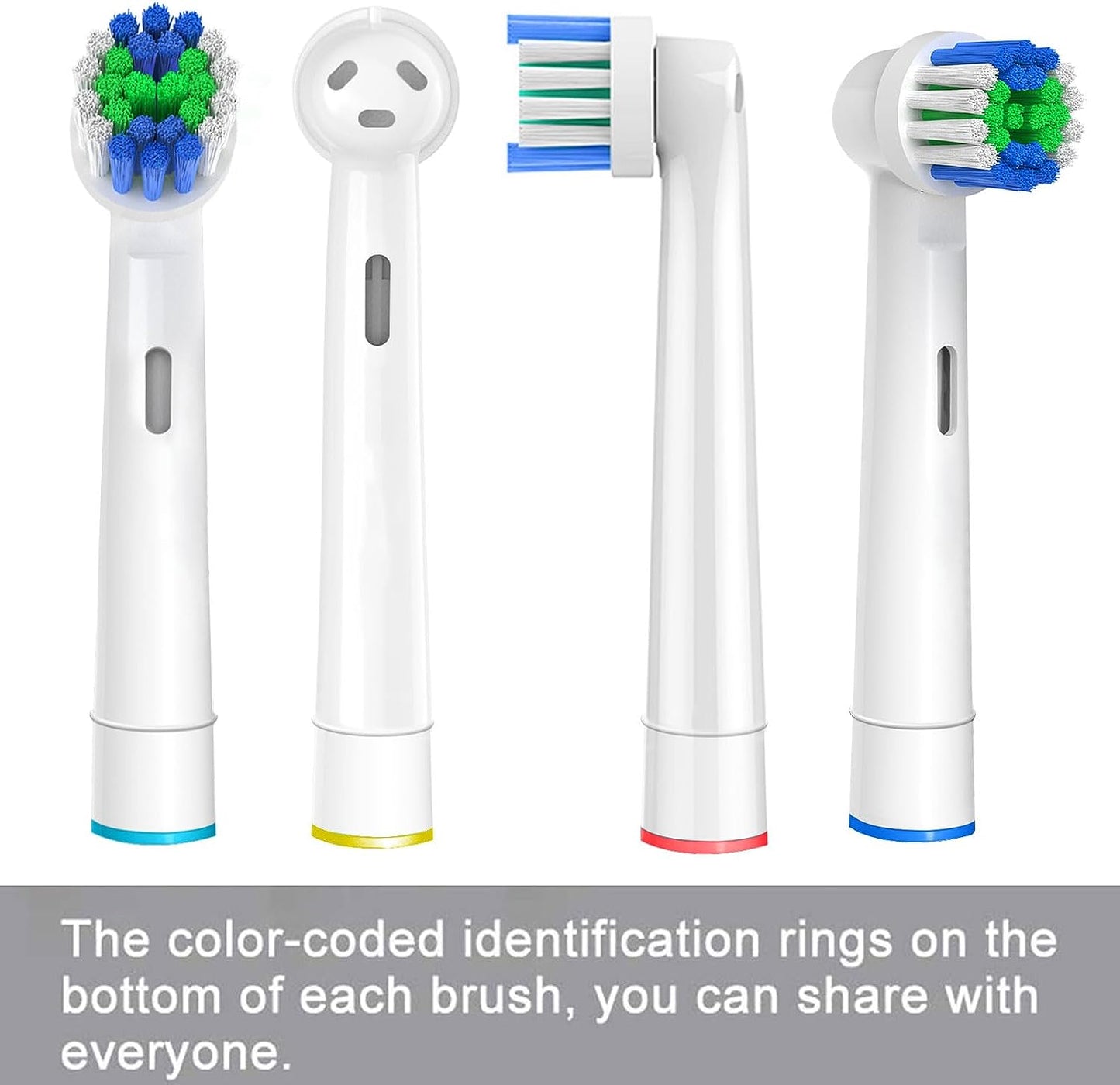 Replacement Toothbrush Heads Compatible with Oral B Braun, 12 Pcs Professional Electric Brush Heads Compatible with Oral B Replacement Heads Refill 7000/Pro 1000/9600/500/3000/8000