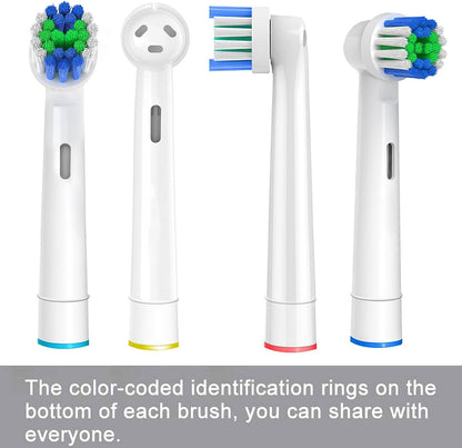Replacement Toothbrush Heads Compatible with Oral B Braun, 12 Pcs Professional Electric Brush Heads Compatible with Oral B Replacement Heads Refill 7000/Pro 1000/9600/500/3000/8000