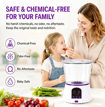 Livlux Wireless Fruit & Vegetable Purifier Machine