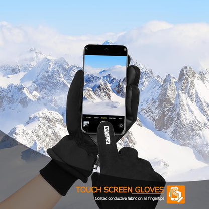Thermal Gloves Coldproof Winter Gloves Men Women Touch Screen 3M Thinsulate Ski Glove for Snowboarding Running Driving Hiking Working Outdoor