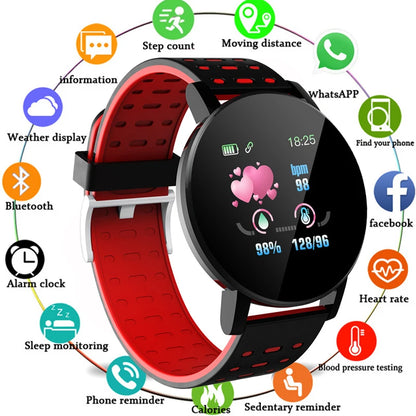 119S Bluetooth Smartwatch - Advanced Health Monitoring and Fitness Tracking for Men and Women, Compatible with Android and iOS