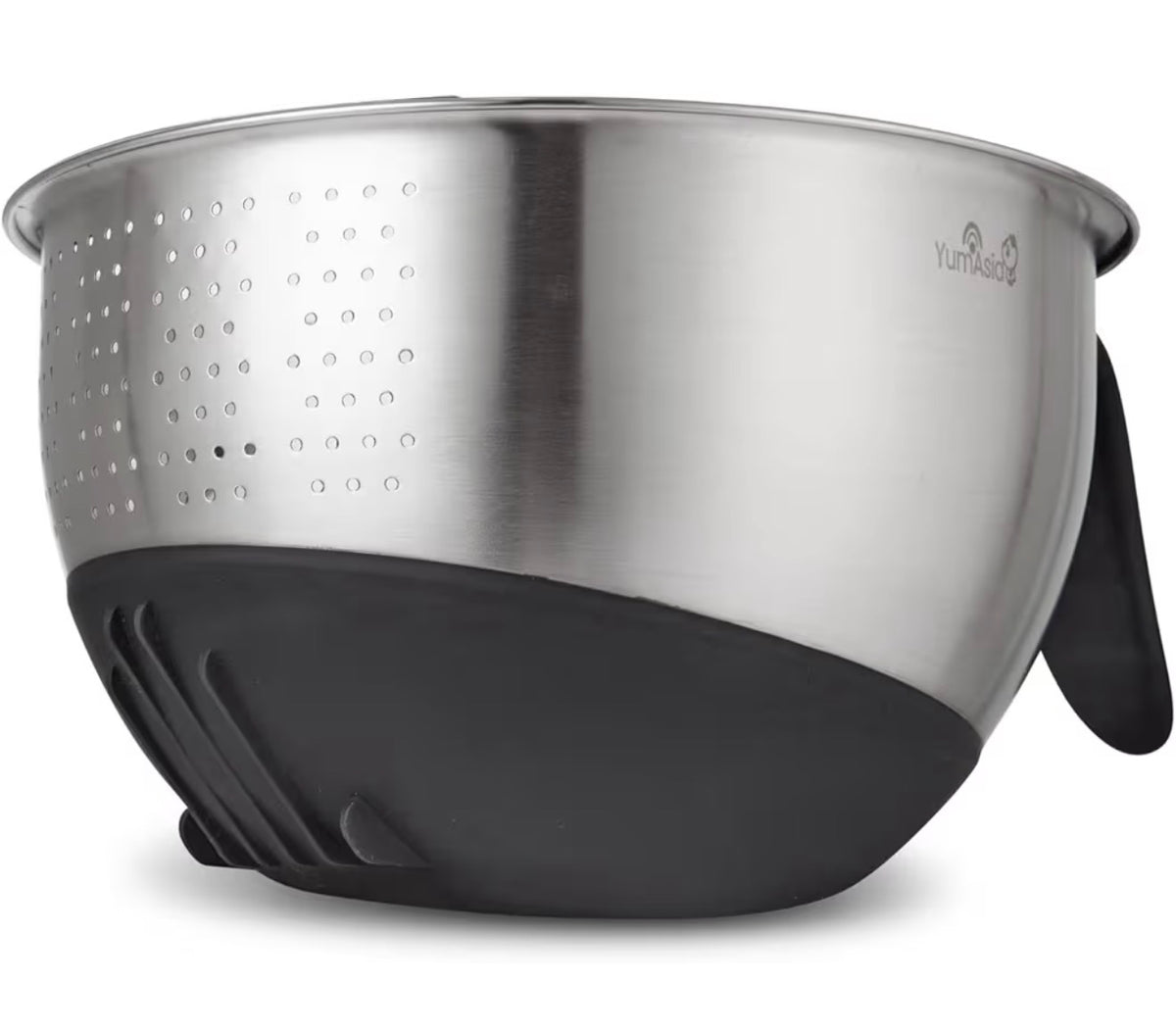 Yum Asia 304 Stainless Steel Rice Washing Bowl 22cm Silicone Base