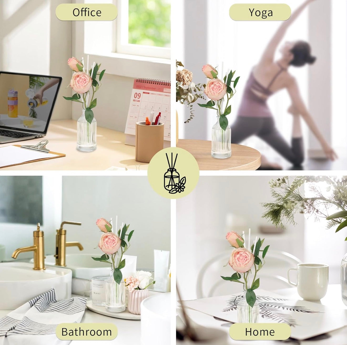 Rose & Sandalwood Reed Diffuser