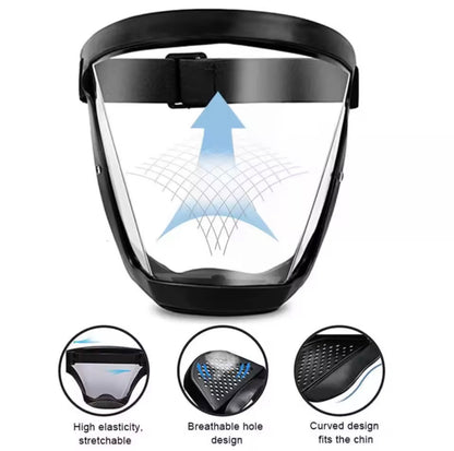 Full Face Super Protective Mask Anti-Fog Shield Safety Transparent  Cover