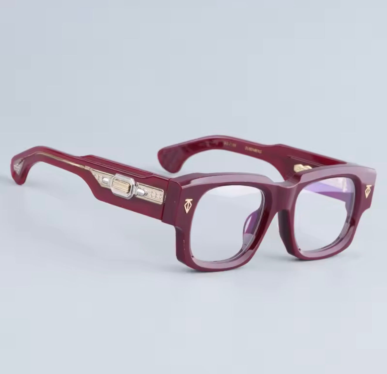 Dusenberg Thick Heavy Acetate Sunglasses High Quality Men and Women Fashion High Street Designer Uv400 Eyeglasses with Case