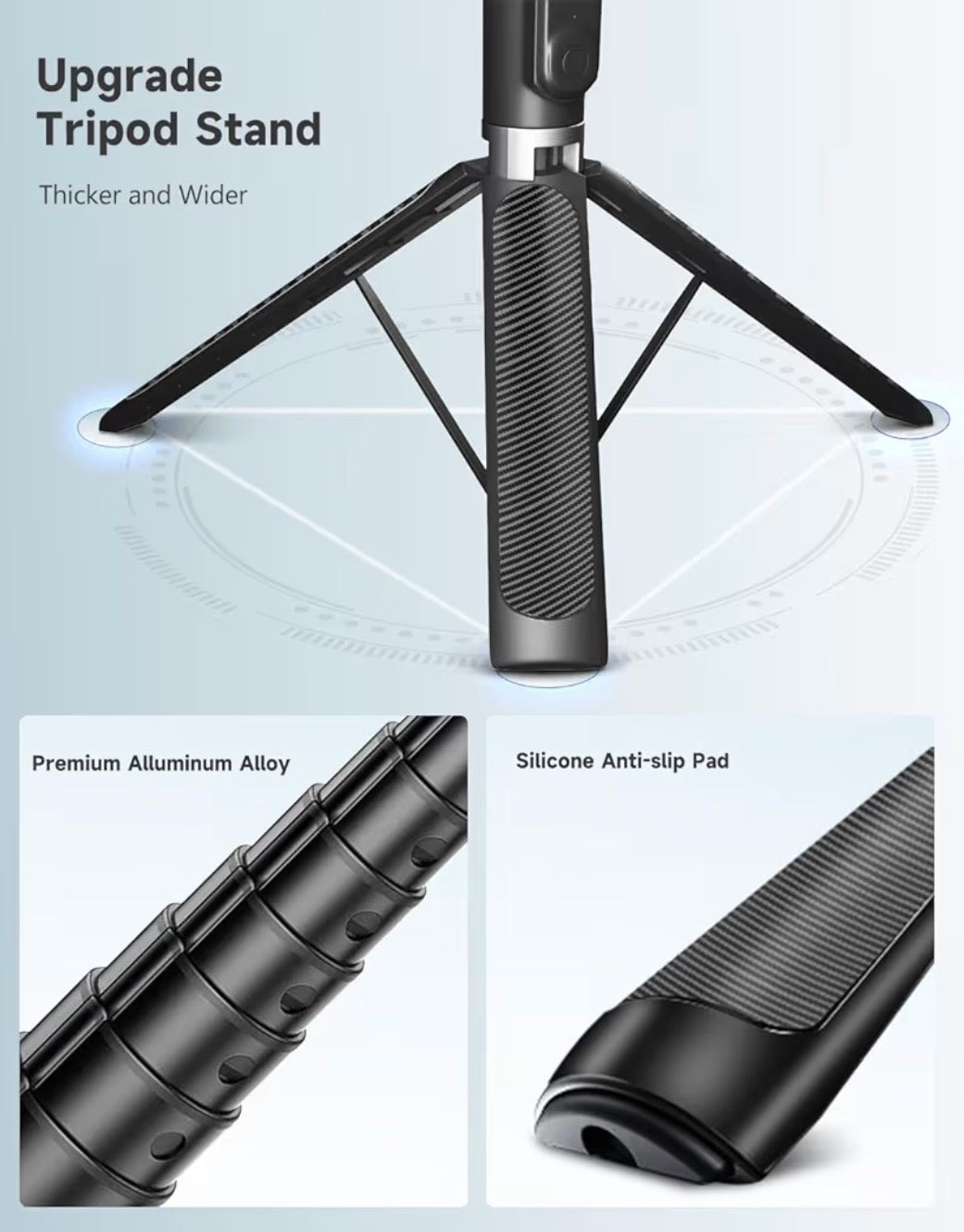180cm Phone Tripod Selfie Stick with Wireless Remote