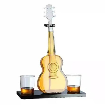 1000Ml Guitar Decanter Suit Fruit Juice the Wine Bottle Cup Originality Art for Bar Whisky Gift Music Violin Ornament