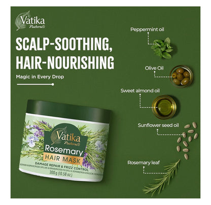 Vatika Rosemary Hair Mask 300ml | Deep Nourishing Hair Treatment