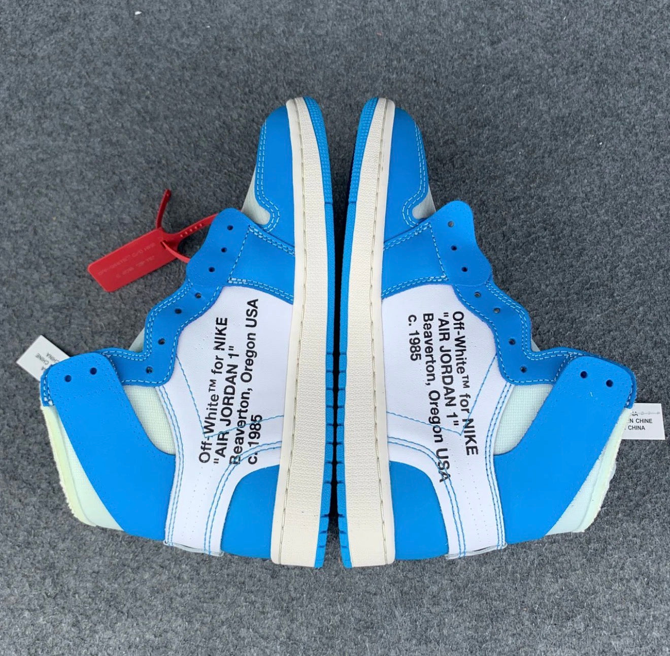 Off-White x Air Jordan 1 Retro High OG 'UNC'