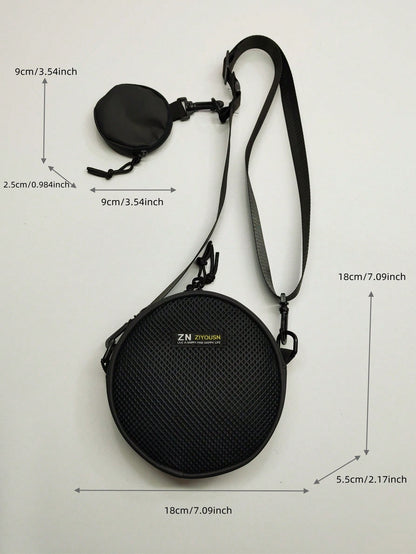 2Pcs/Set Men'S Cross Body Bag & Shoulder Bag, Mini Messenger Bag Set Funny Gifts Travel Holiday Gifts for Men Vacation Men Gifts Laptop Winter Large Capacity Multi-Functional Outdoor Student Goyard Men'S Bag Belt Bag Rider Bag Fanny Pack Leather Bag Black Bag Travel Essentials Holiday Essentials Bag for Men Camping Sling Bag for Men Bags Summer Back to School Bag Pack Spring School Supplies
