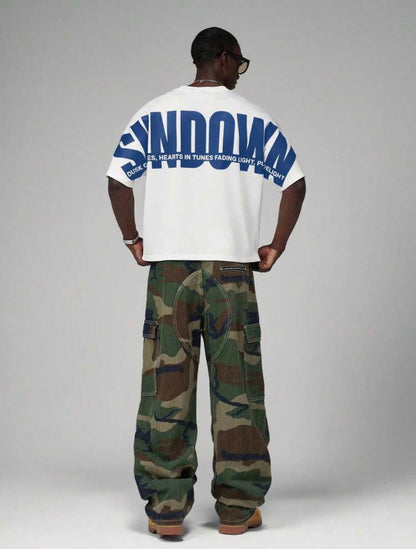 STYNVO Men’s Letter Graphic T Shirt