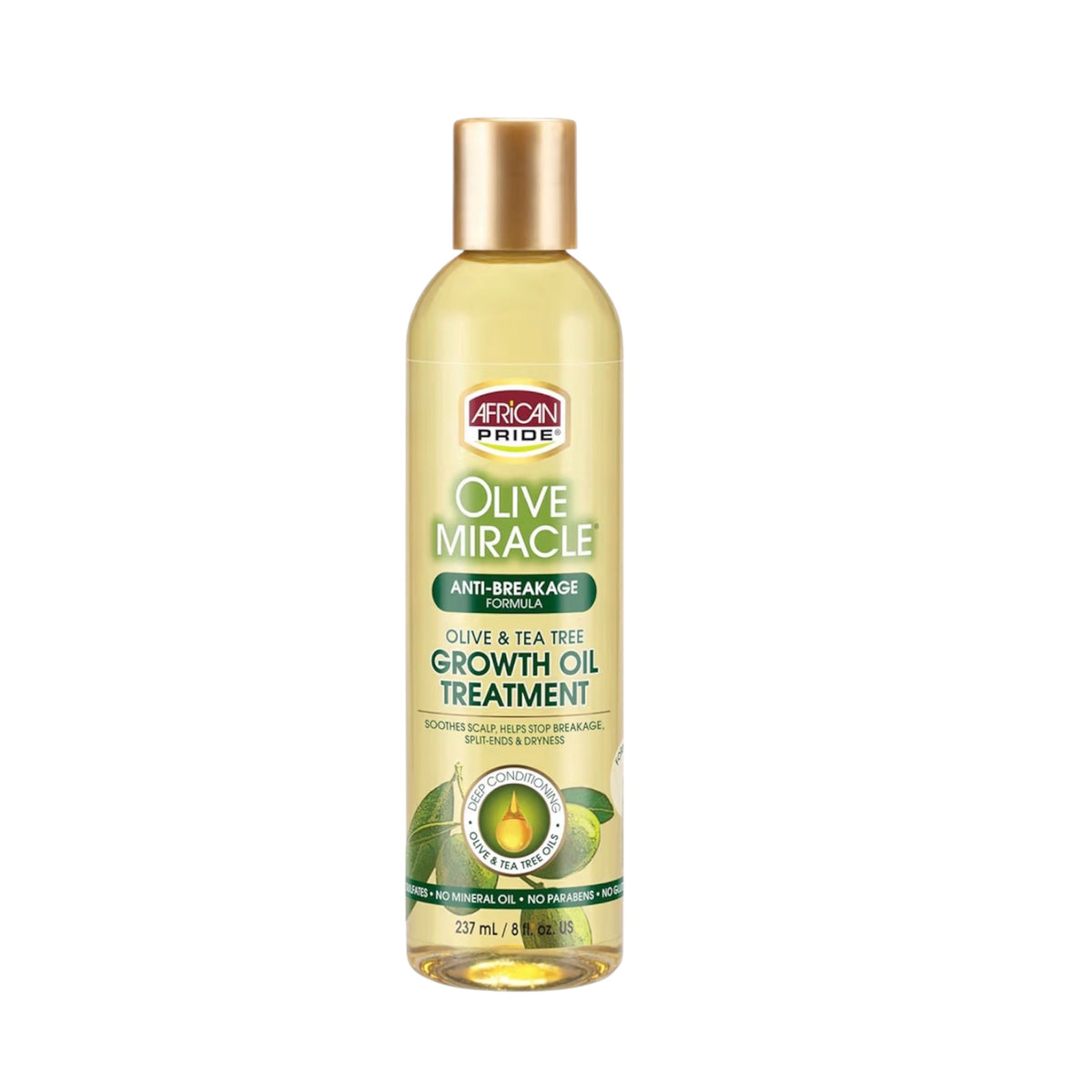 African Pride Olive Miracle Growth Oil 237ml | Anti-Breakage Hair Oil