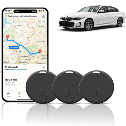 3-Piece Mini GPS Tracker Set - Advanced Anti-Lost Key Finder and Global Car Locator