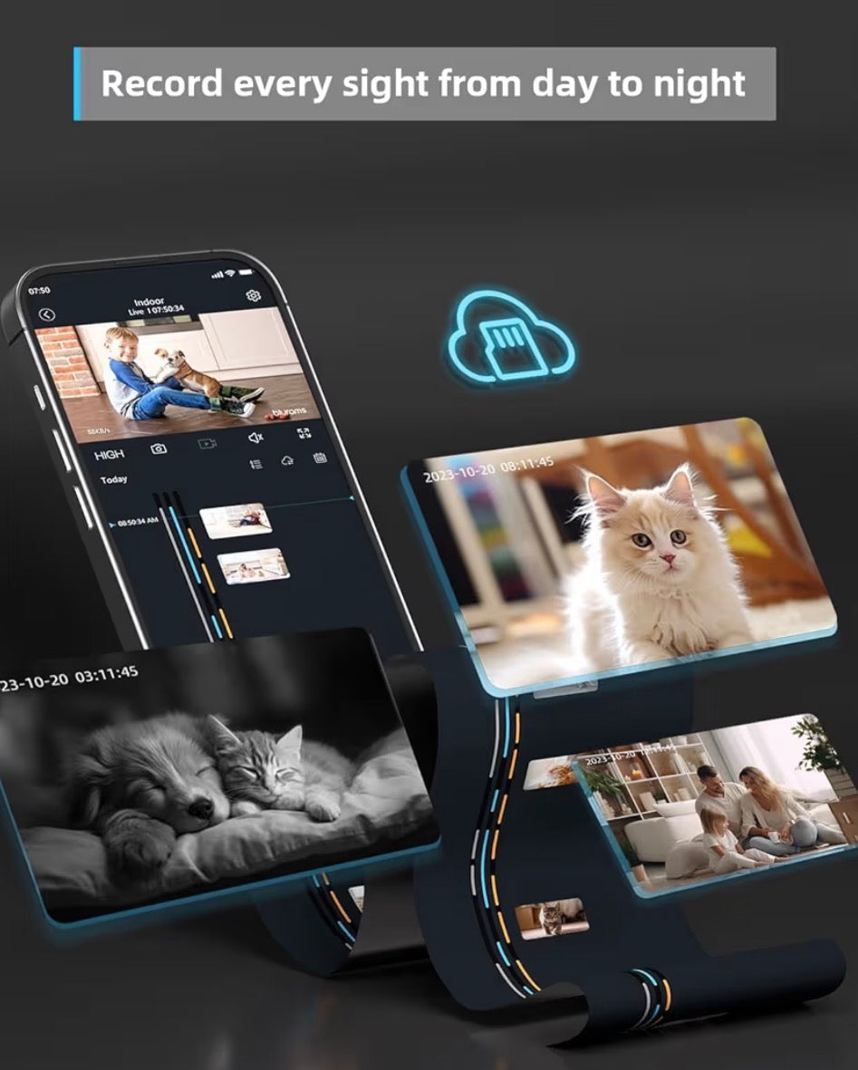 blurams 2K Pet Camera with 360° Motion Tracking
