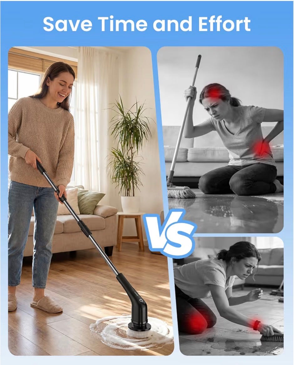 Leebein Electric Spin Scrubber Cordless