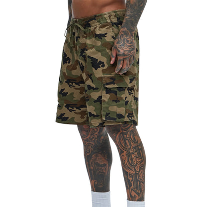 Twill Volley Cargo Shorts Camouflage
