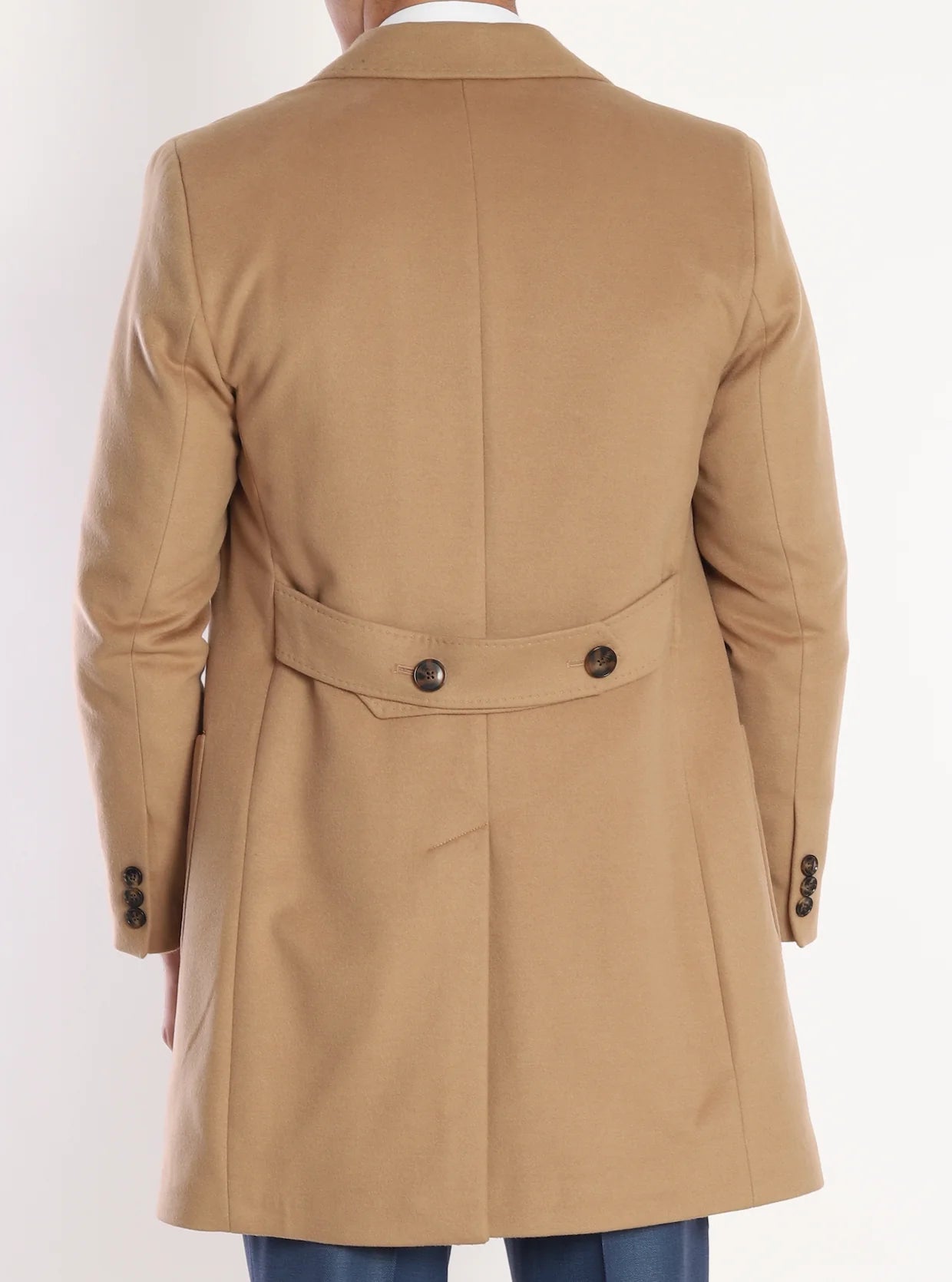 ICONY Scarface III - Camel Double Breasted Overcoats by , London