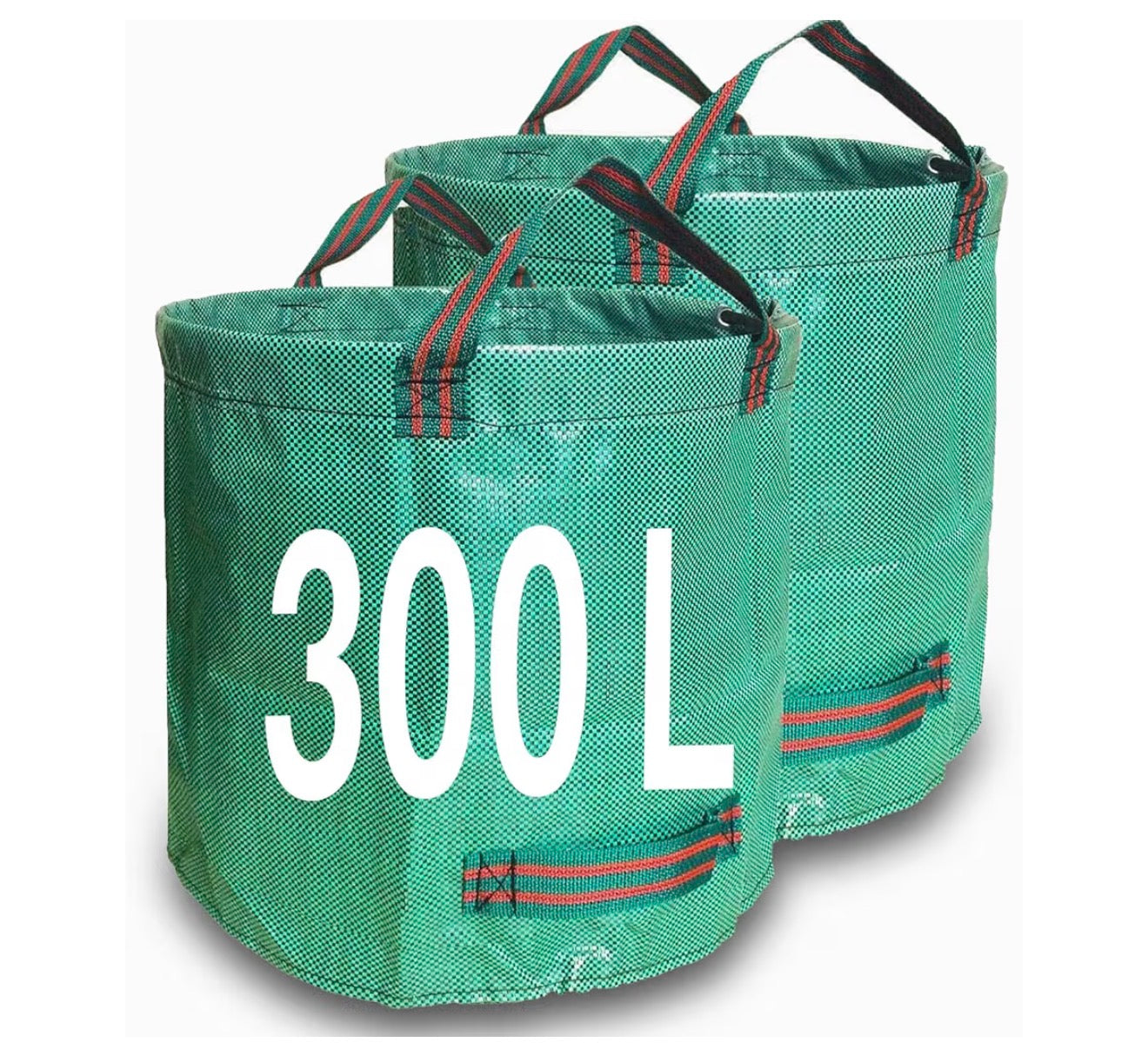 Singwow 500L Garden Waste Bags 2 Pack Heavy Duty Reusable Sacks