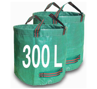 Singwow 500L Garden Waste Bags 2 Pack Heavy Duty Reusable Sacks
