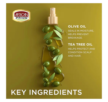 African Pride Olive Miracle Growth Oil 237ml | Anti-Breakage Hair Oil