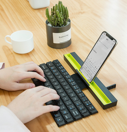 Office Portable Folding Wireless Reel Keyboard