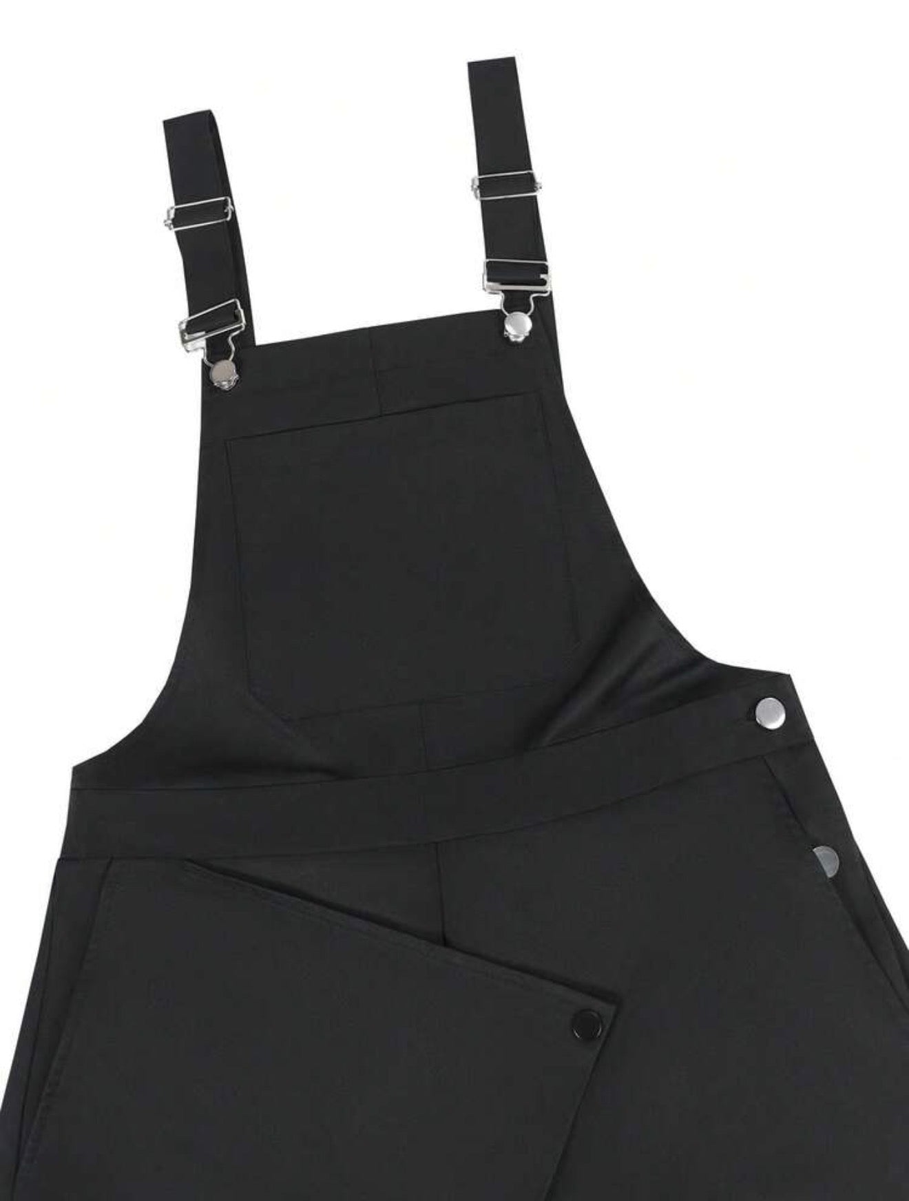 Manfinity Roghcode Men’s Black Suspender Jumpsuit