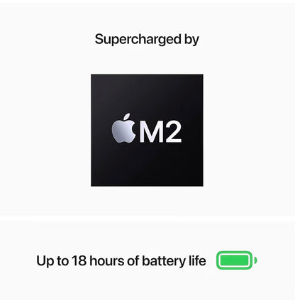 2022 Apple MacBook Air M2 13.6-inch 8GB 512GB Midnight Renewed