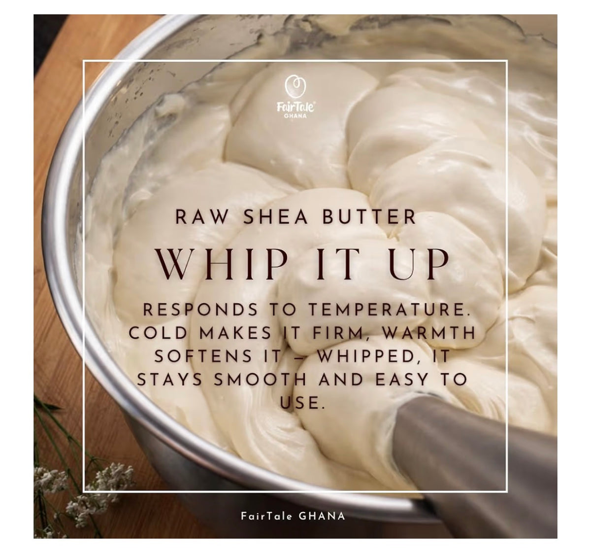 FairTale GHANA Raw African Shea Butter 450g | 100% Natural Unrefined