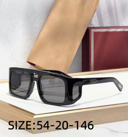 JMM-WINDSOR Rectangular Sunglasses Thick Acetate Double Bridge High Quality UV400 Gift Men Women