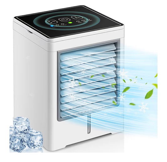Portable Air Cooler 470ml Mini Air Conditioner USB Rechargeable