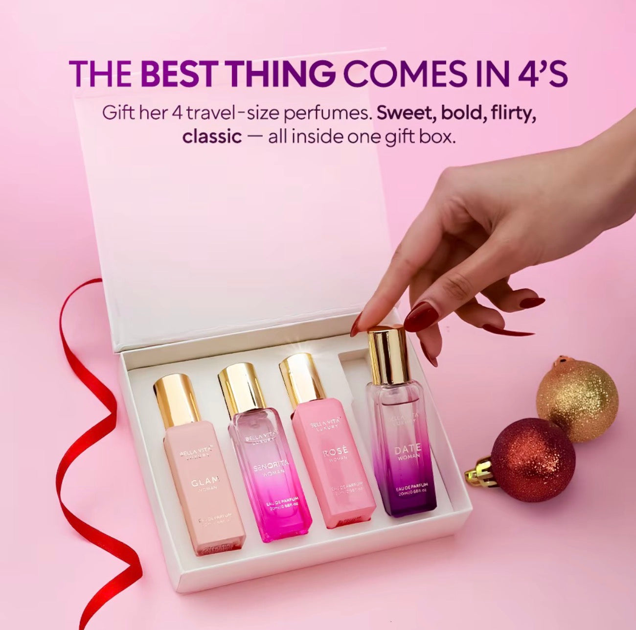 BellaVita Women’s Mini Perfume Gift Set