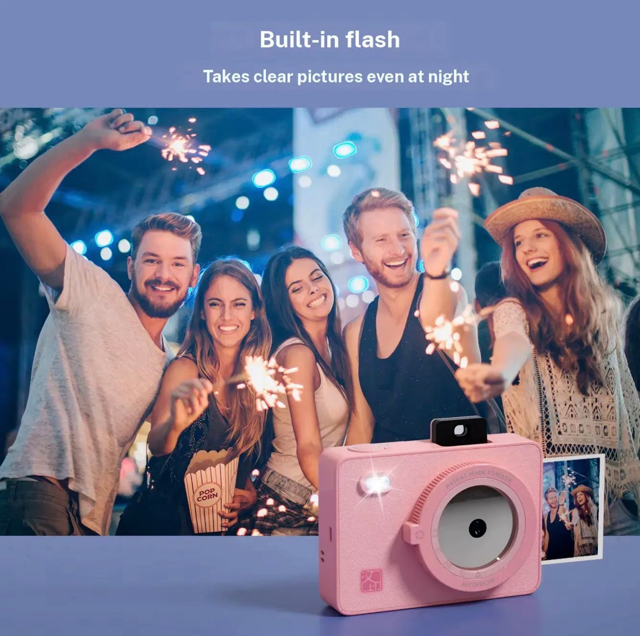Hanin Z5S Instant Photo Printer Bluetooth Thermal Sublimation