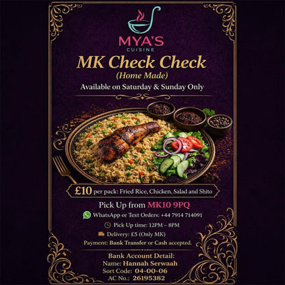 Mya’s Cuisine UK(Milton Keynes)