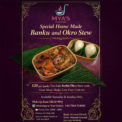 Mya’s Cuisine UK(Milton Keynes)