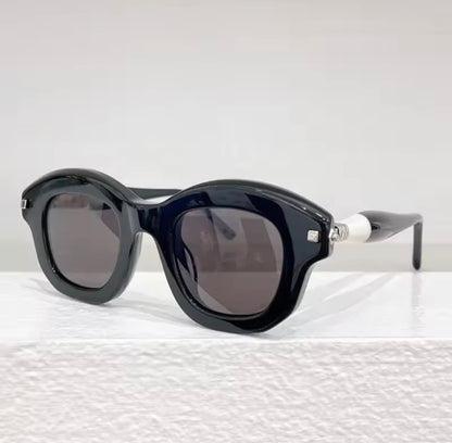 Maske J1 Thick Acetate Heavy Classical Sunglasses Uv400 Optical Prescription Frame Men Classical Designer Brand Germany Glasses