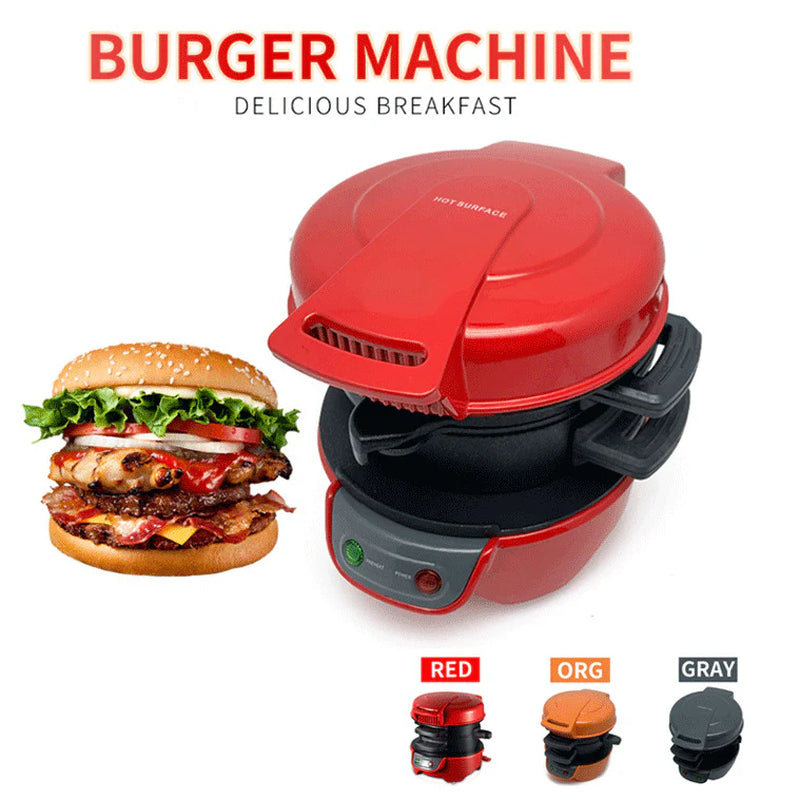 Household Breakfast Machine Hamburg Sandwich Maker with Egg Cooker Ring Machine Bread Sandwich Machine Waffle Machine