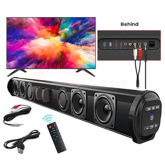 Wireless Bluetooth Sound Bar Speaker System Super Power Speaker Surround Stereo Home Theater TV Projector BS-10 BS-28A BS-28B