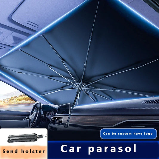 Folding Car Front Windshield Sunshade Umbrella with UV Protection
