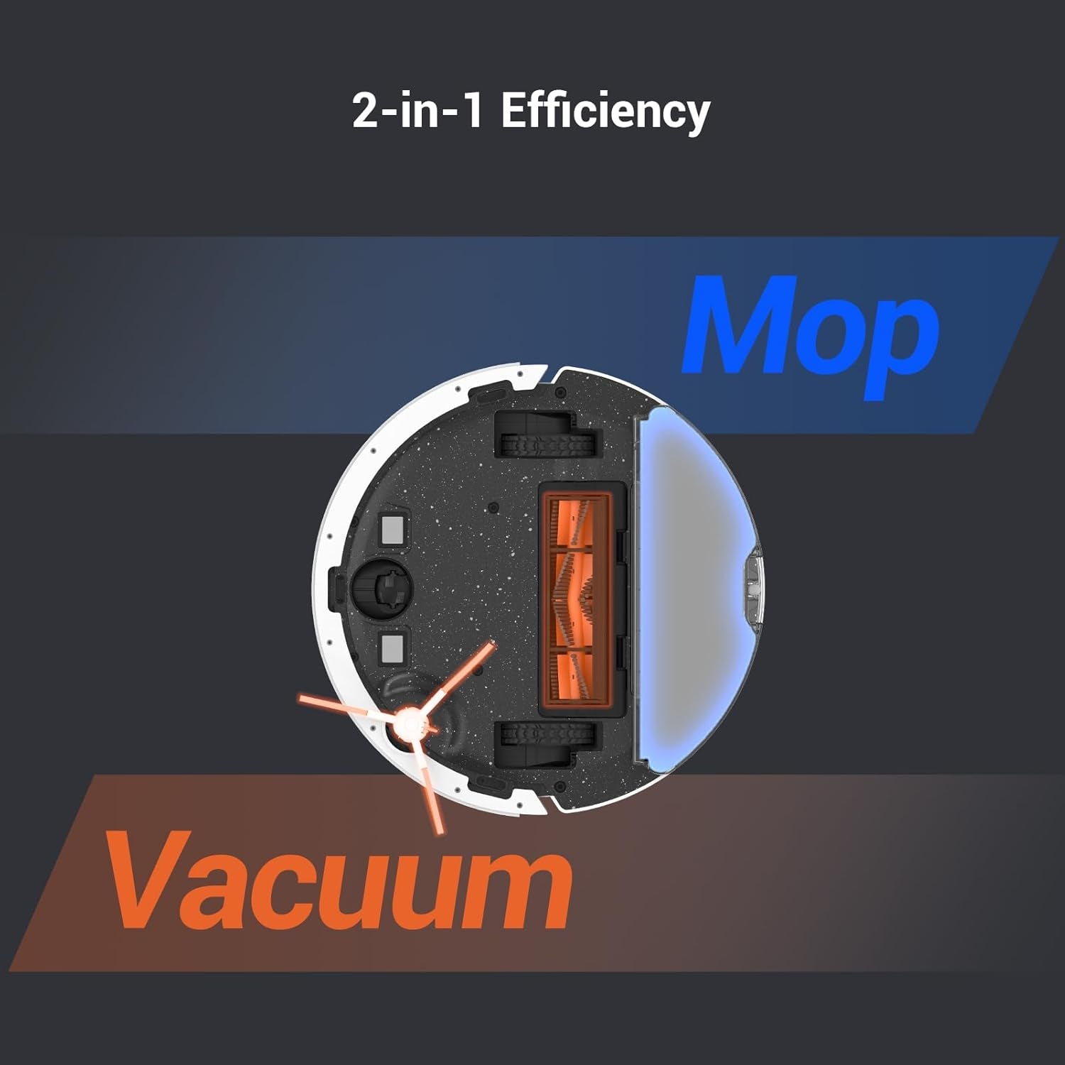 RE5 plus Robot Hoover Mop, 4L Self Emptying Station, 4000 Pa, Carpet Detection, Lidar Obstacle Avoidance, Self-Charging, Clean 300㎡, Wifi APP Control, Pet-Friendly, Robot Vacuum, Voice Assistant