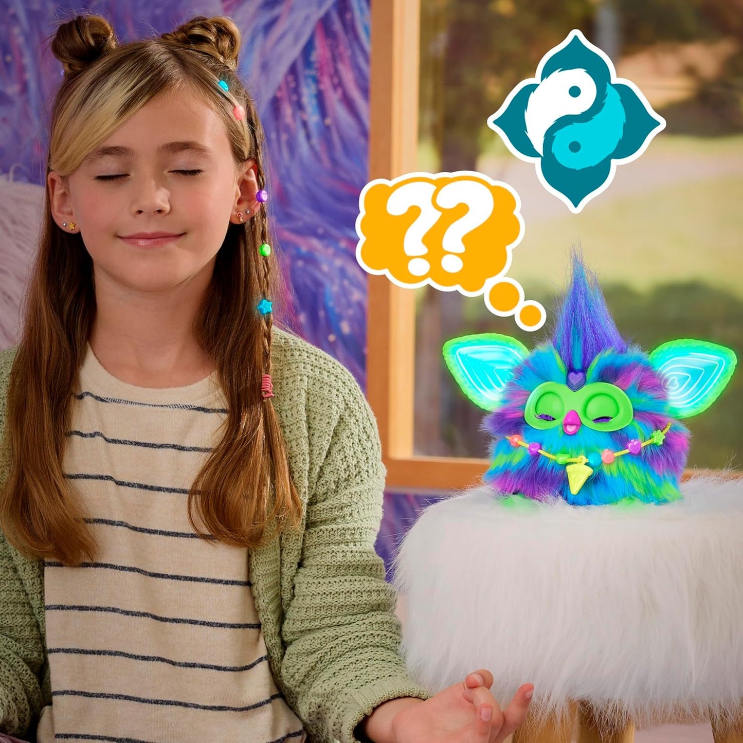 Galaxy Glow in the Dark Interactive Plush Toy - English Version, Galaxie