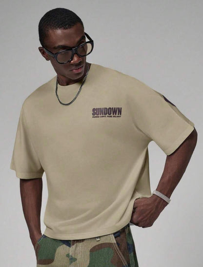 STYNVO Men’s Letter Graphic T Shirt