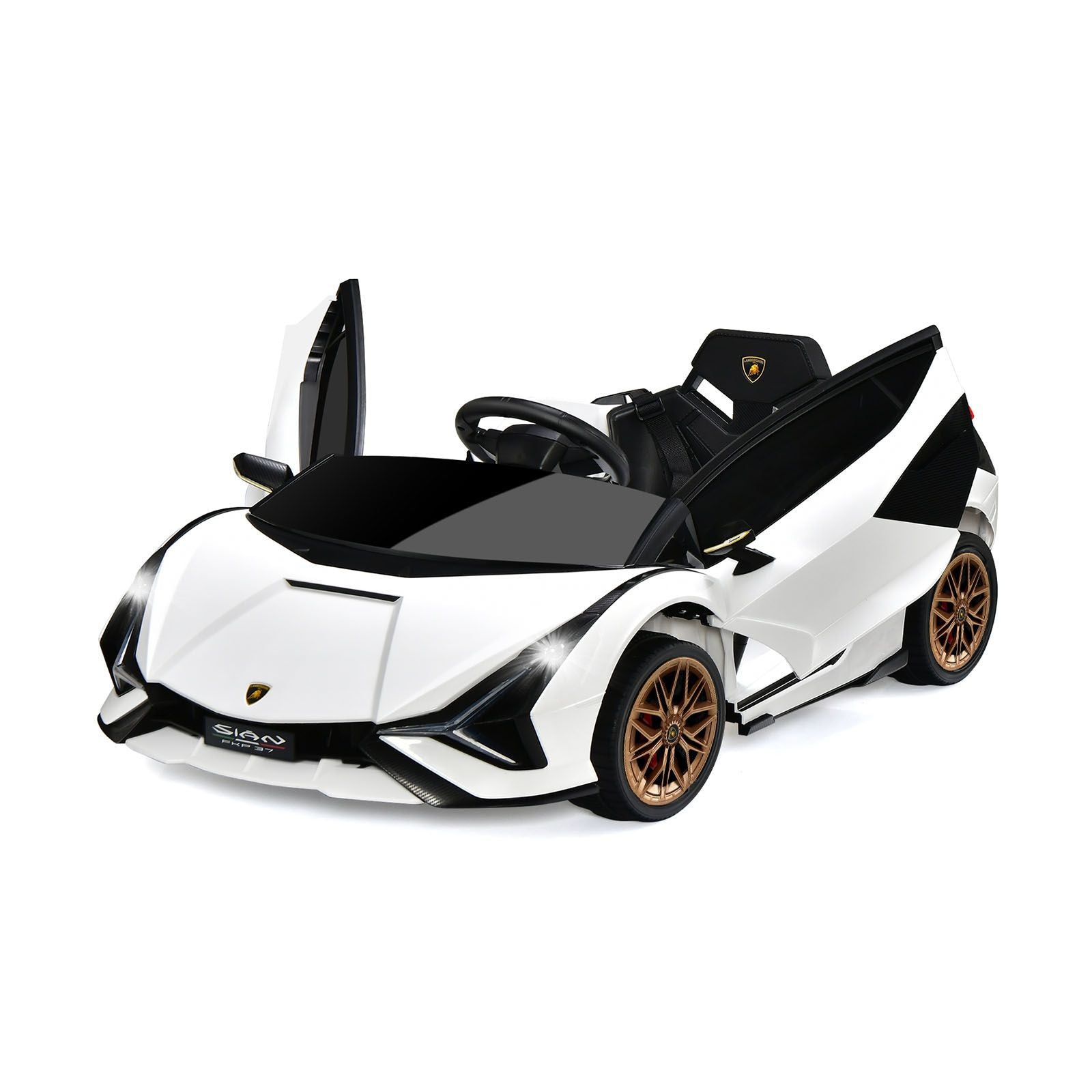 12V Electric Vehicle Featuring Remote Control and LED Lighting Functions