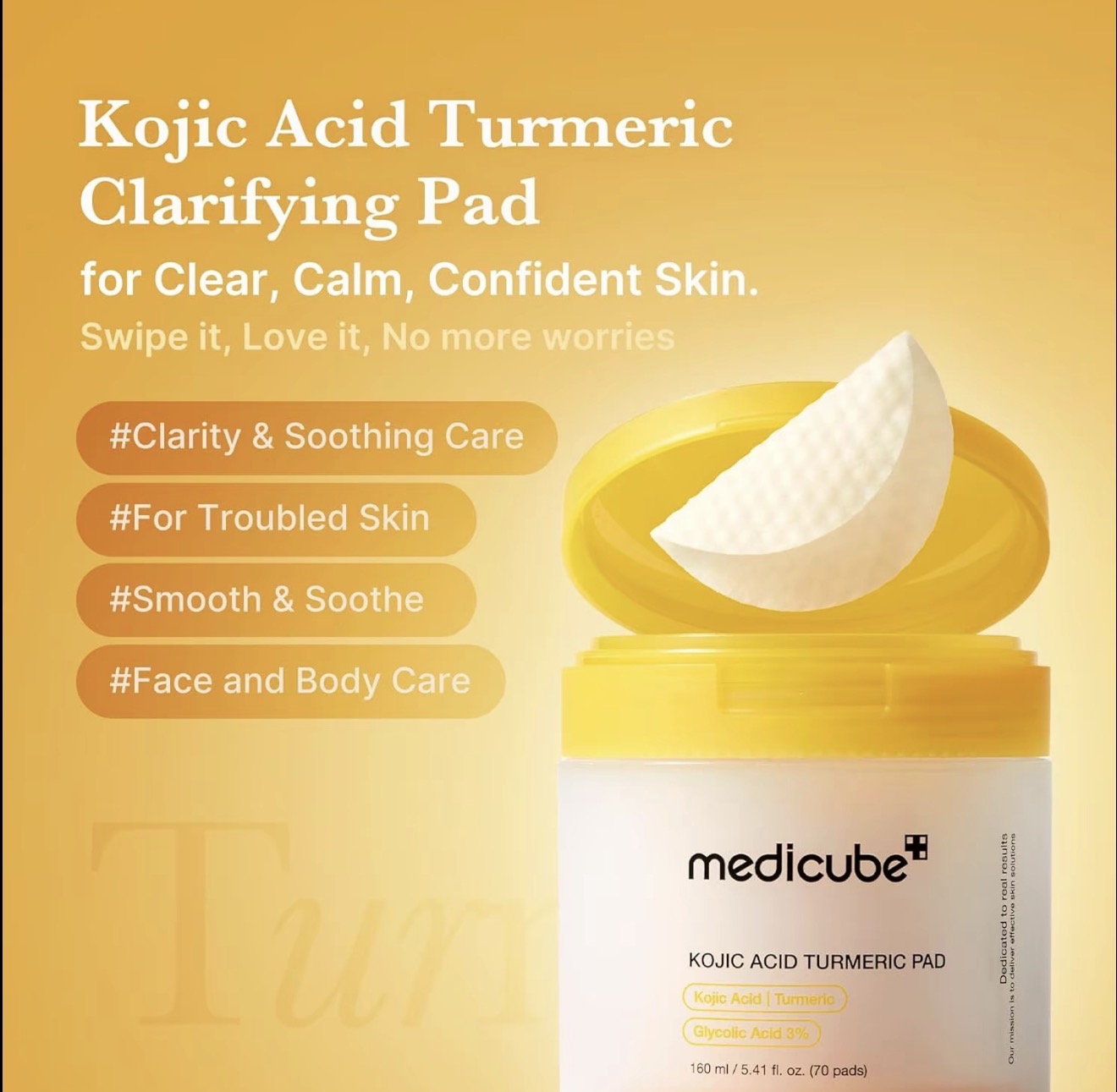 medicube Kojic Acid Turmeric Golden Glow Radiance Full Skincare Set