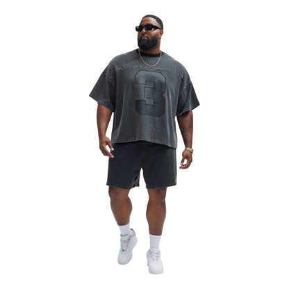 Kyle Oversized Tee Black Wash