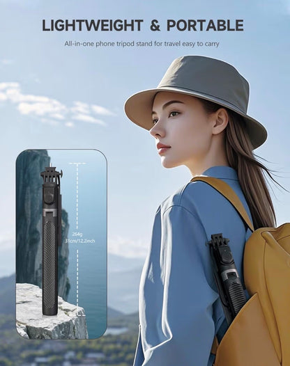 180cm Phone Tripod Selfie Stick with Wireless Remote