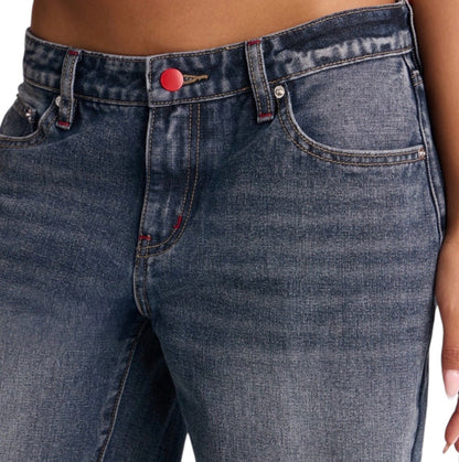 The 412 Low Rise Rigid Wide Leg Jeans Dark Wash