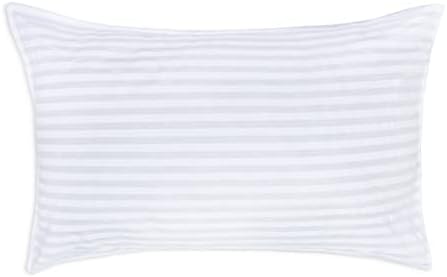 Hotel Qaulity Pack of 4 Egyptian Stripe Luxury Soft Pillows Hollowfibre Filled