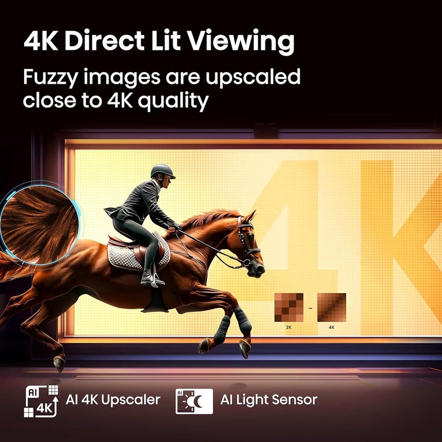 Hisense 4K Ultra HD Smart TV with Freely | Netflix, Disney+ & YouTube